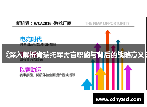 《深入解析肯瑞托军需官职能与背后的战略意义》