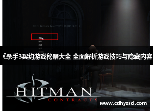 《杀手3契约游戏秘籍大全 全面解析游戏技巧与隐藏内容》